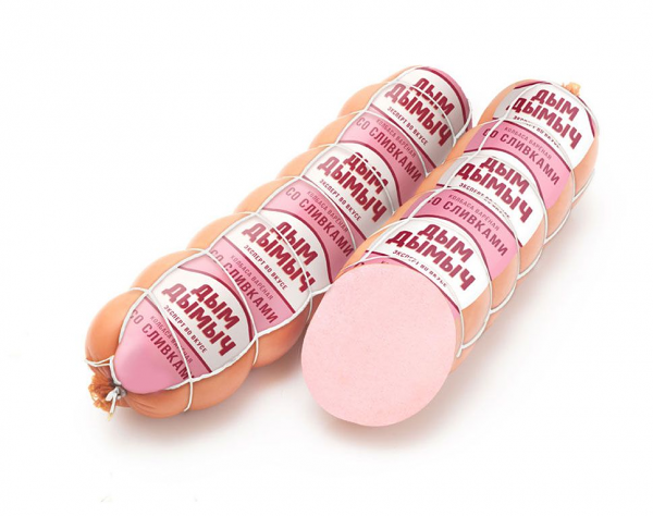 Колбаса вареная со сливками ТМ Дым Дымыч