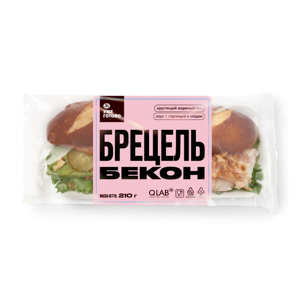 

Брецель с беконом, «Уже готово» 210 г, Россия