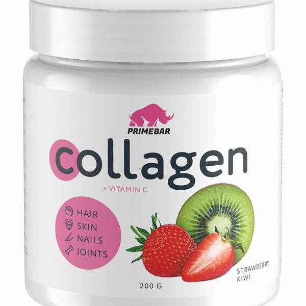 Primebar Collagen киви-клубника 200 г