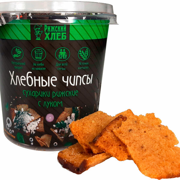 Сухарики Рижский Хлеб Рижские с луком