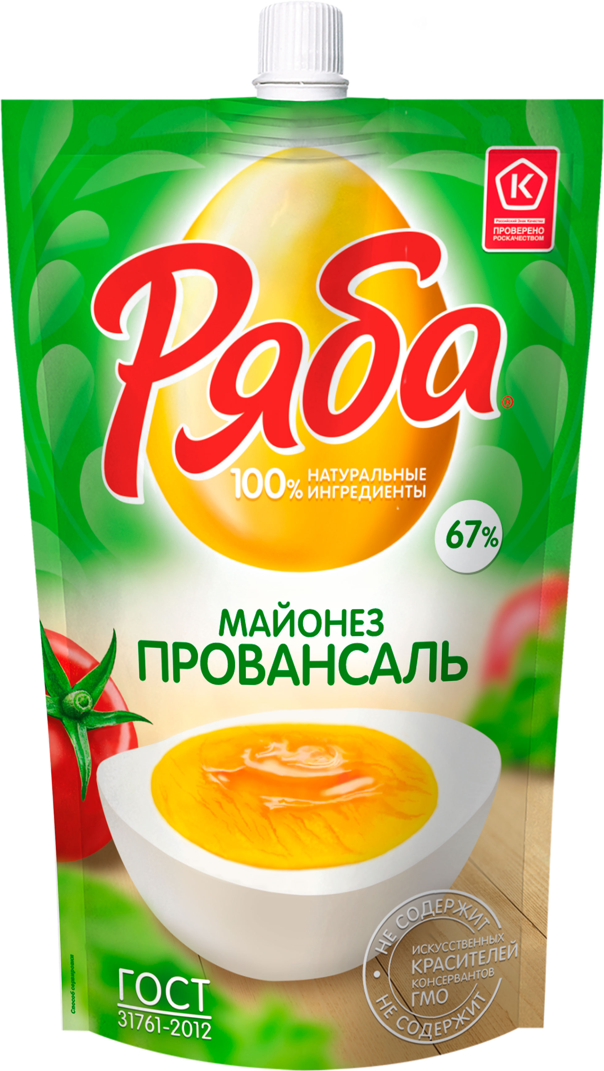

Майонез Ряба Провансаль 67%
