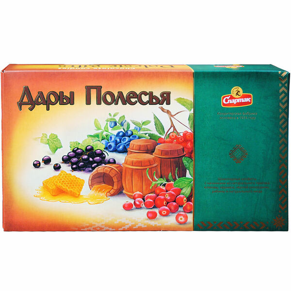 Конфеты Дары полесья кор терм/пл 282г