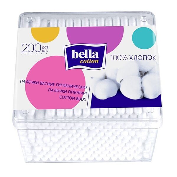 Ватные палочки Bella Cotton 200 шт.