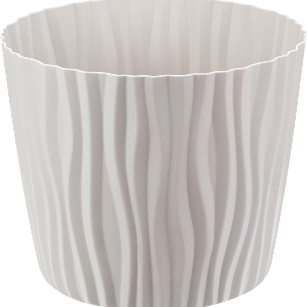 Кашпо Idea Волна, 20х17 см, 4 л, цвет кремовый