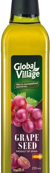 Масло Global Village виноградное рафинированное 250мл