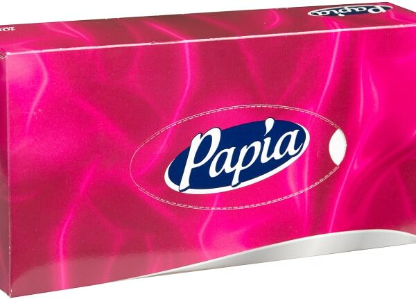 Салфетки Papia для лица 2 слоя 100шт