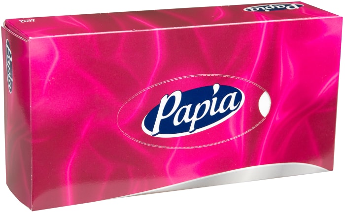 

Салфетки бумажные Papia в коробке 2-слойные 100 шт.