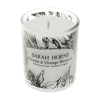 

Свеча Sarah Horne Botanicals Freesia & Orange Blossom в стакане, 200 мл 1 шт