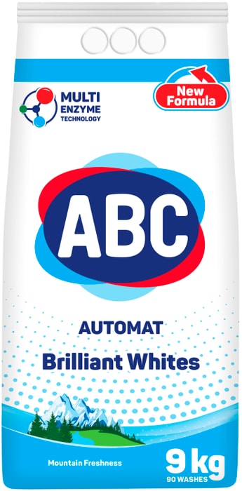 

Стиральный порошок ABC Свежесть гор 9 кг