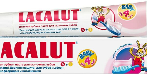 Зубная паста Lacalut Baby детская до 4 лет 50мл