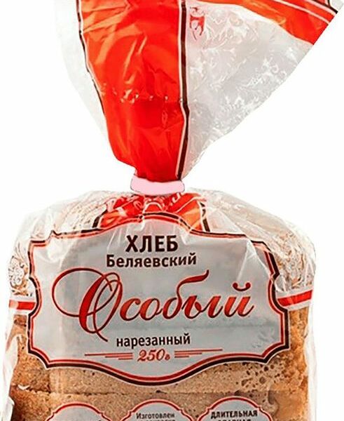 Хлеб Беляевский Хлеб Особый нарезка 250г