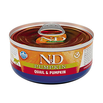 Farmina N&D Cat Pumpkin консервы для взрослых кошек Перепел и тыква