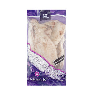 Кальмар тушка Novomar неочищенный свежемороженый в Магнит со скидкой –20%