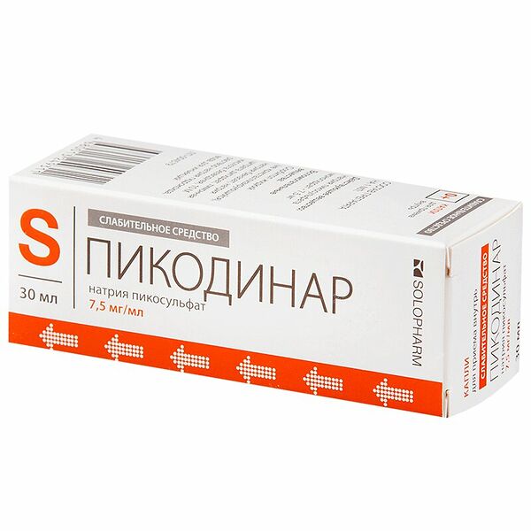 Капли Пикодинар 7.5 мг/мл 30 мл