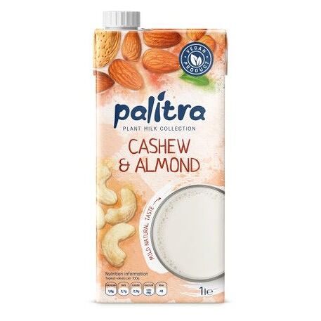 Напиток ореховый Palitra Кешью Миндаль стерил 1л