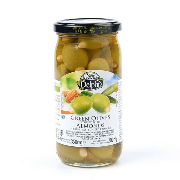 Оливки Delphi фаршированные миндалем