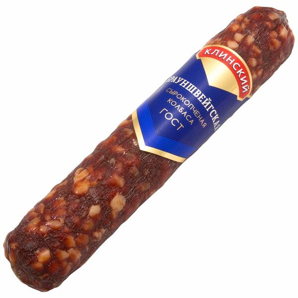 Колбаса сырокопчёная Клинский Брауншвейгская категория А