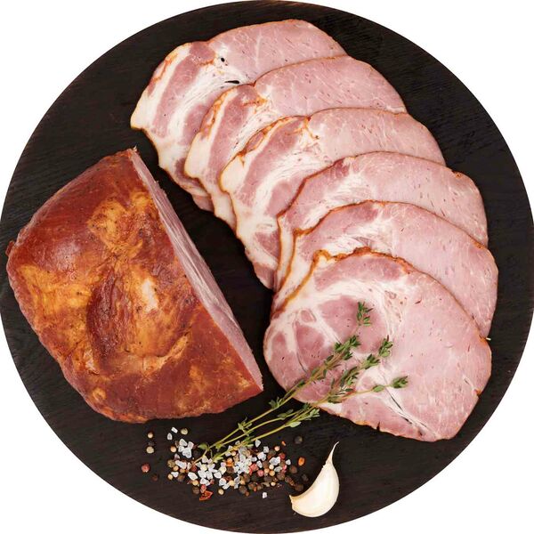 Шея варёно-копчёная Глобус в специях, кусок