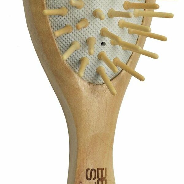 Щетка для волос Studio Style из дерева лотоса с деревянными зубчиками