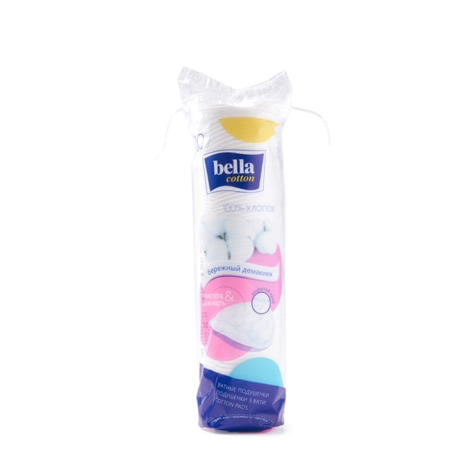 

Ватные диски Bella cotton Чистота и нежность 80 шт.