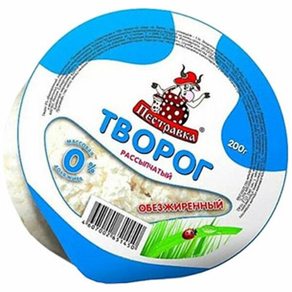 Творог Пестравка обезжиренный 0%