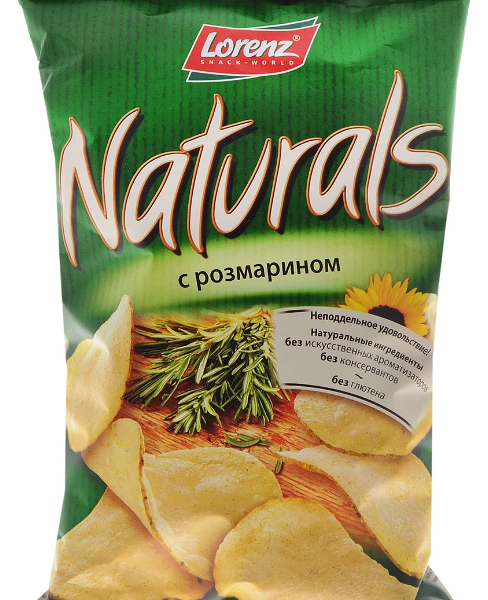 Чипсы картофельные Naturals с розмарином