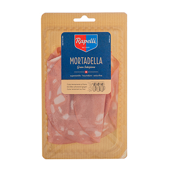 

Колбаса Rapelli Мортаделла Гран нарезка 65 г