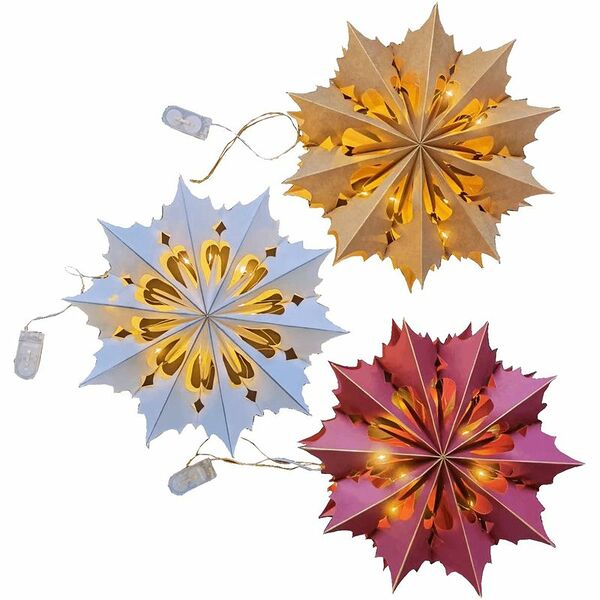 Светильник Снежинка электрический светодиодный Маркет