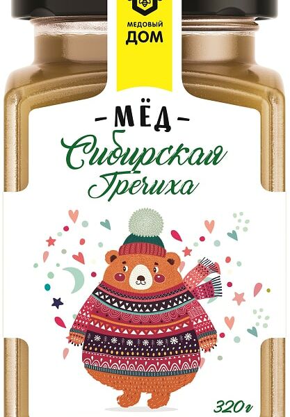 Мед Медовый дом Сибирская гречиха 320г