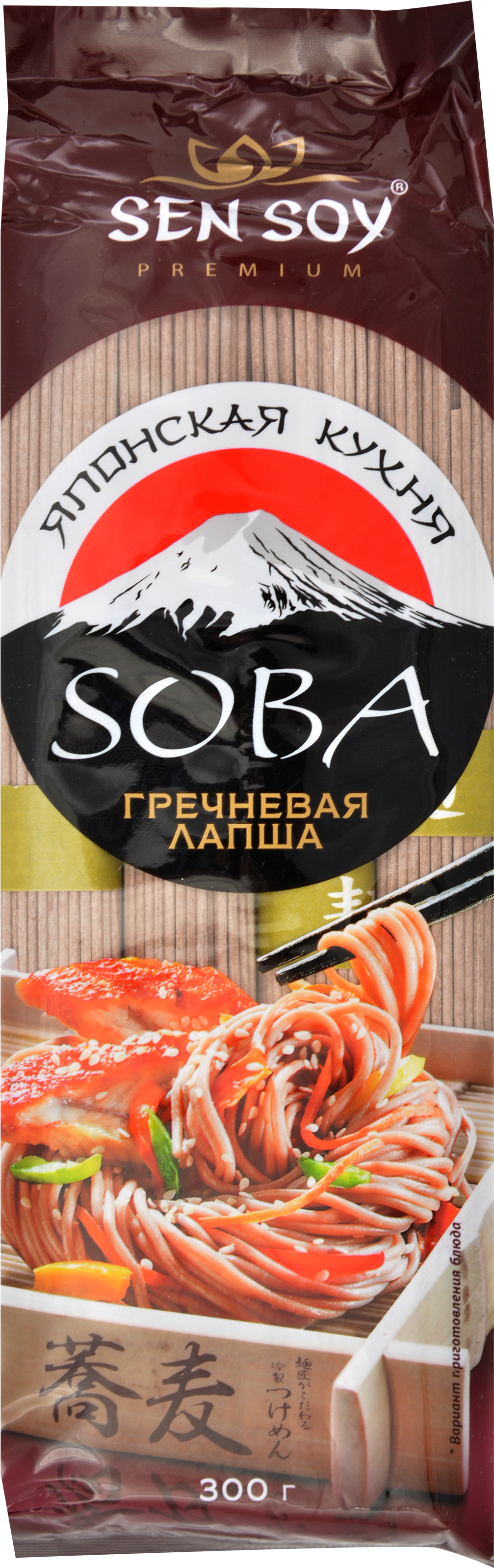 

Лапша Sen Soy Premium Soba гречневая