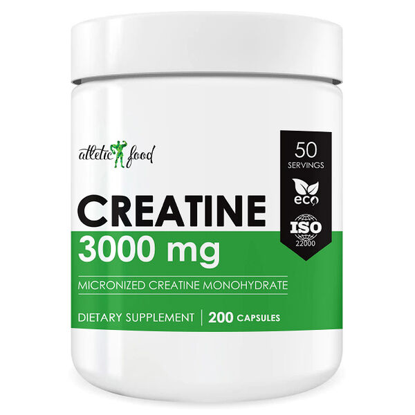 Atletic Food Креатин моногидрат Micronized Creatine 3000 mg - 200 капсул