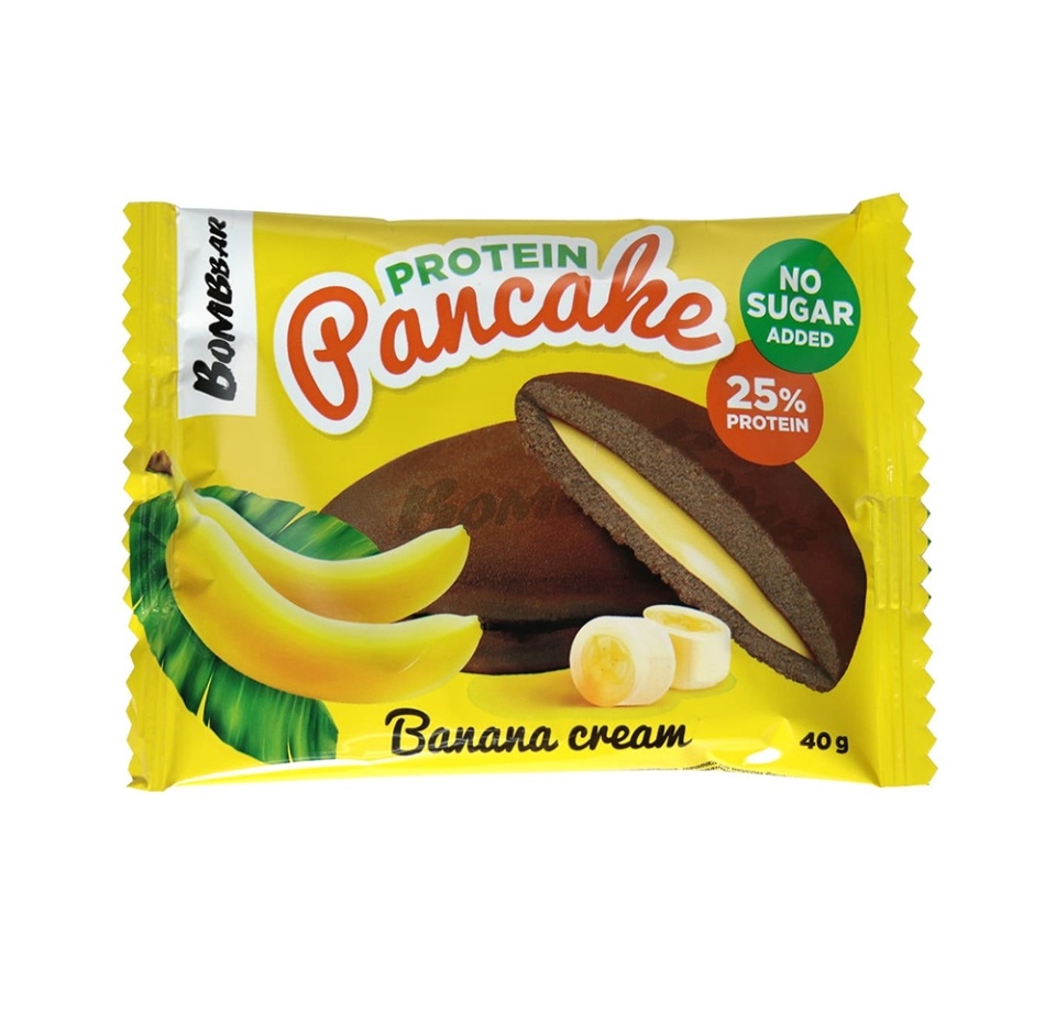 

Панкейк Bombbar неглазированный с начинкой Banana Cream