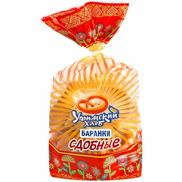 Баранки Уфимский Хлеб сдобные 500 г