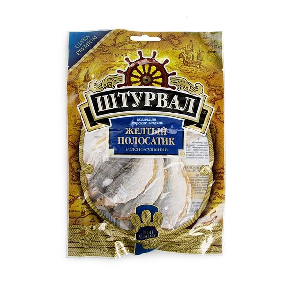 Желтый полосатик Штурвал солено-сушеный