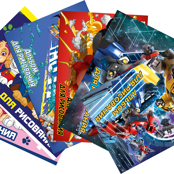 Альбом 20л клей выб уф двойной ac лиц transformers