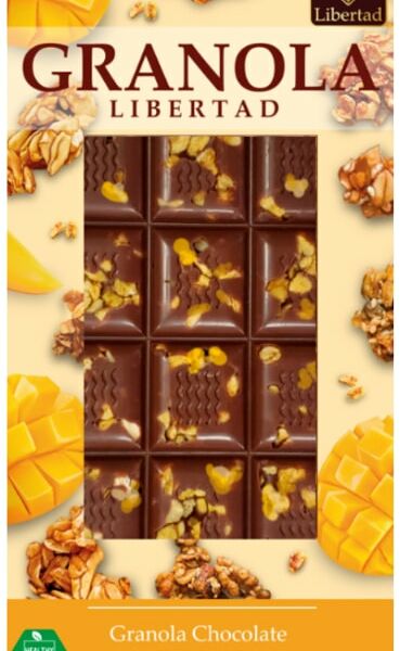 Шоколад Granola Libertad молочный Гранола-Манго 80г