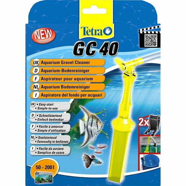 Грунтоочиститель Tetra GC 40 (сифон) средний для аквариумов от 50-200 л.