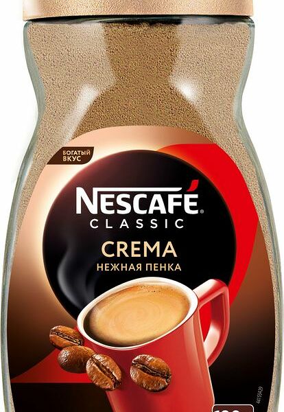 Кофе растворимый Nescafe Classic Crema 190 г