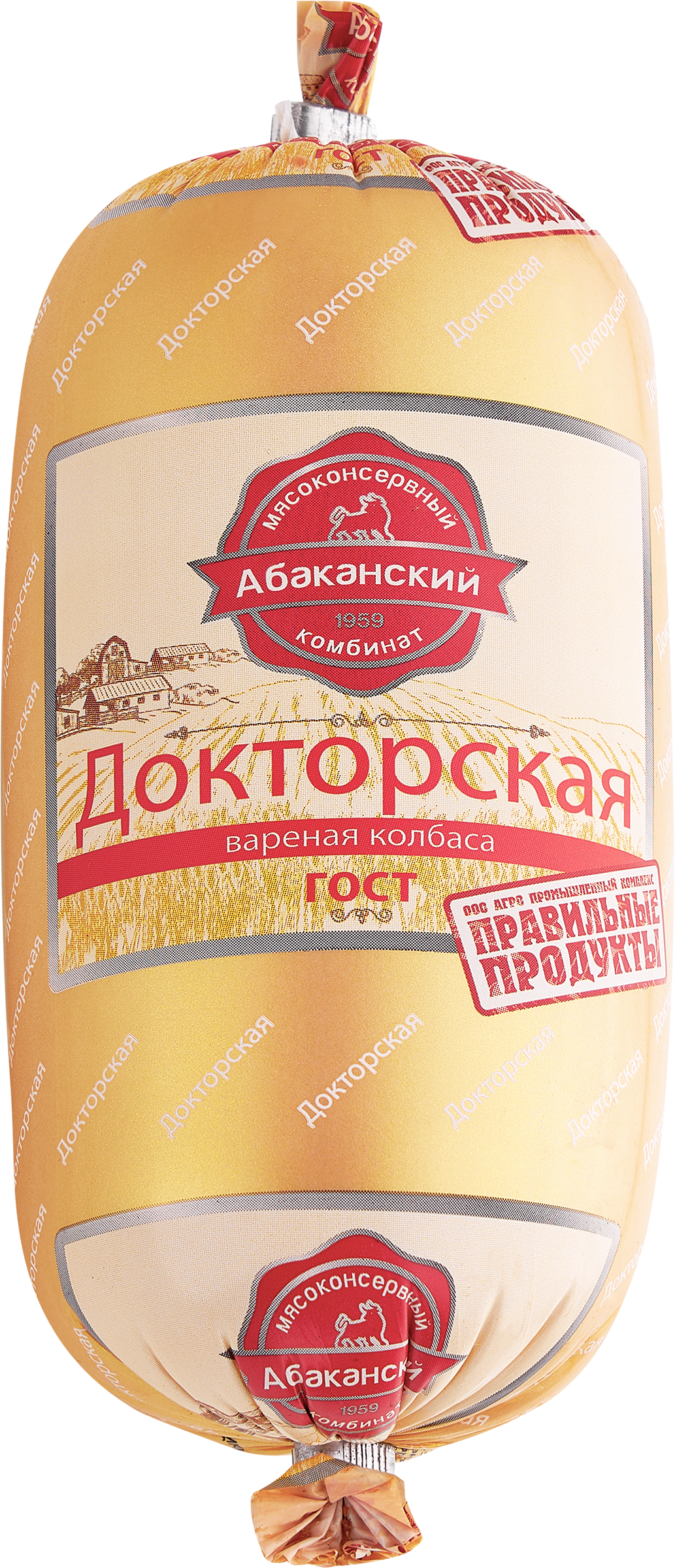 

Колбаса вареная МКК Абаканский Докторская, высший сорт 400 г