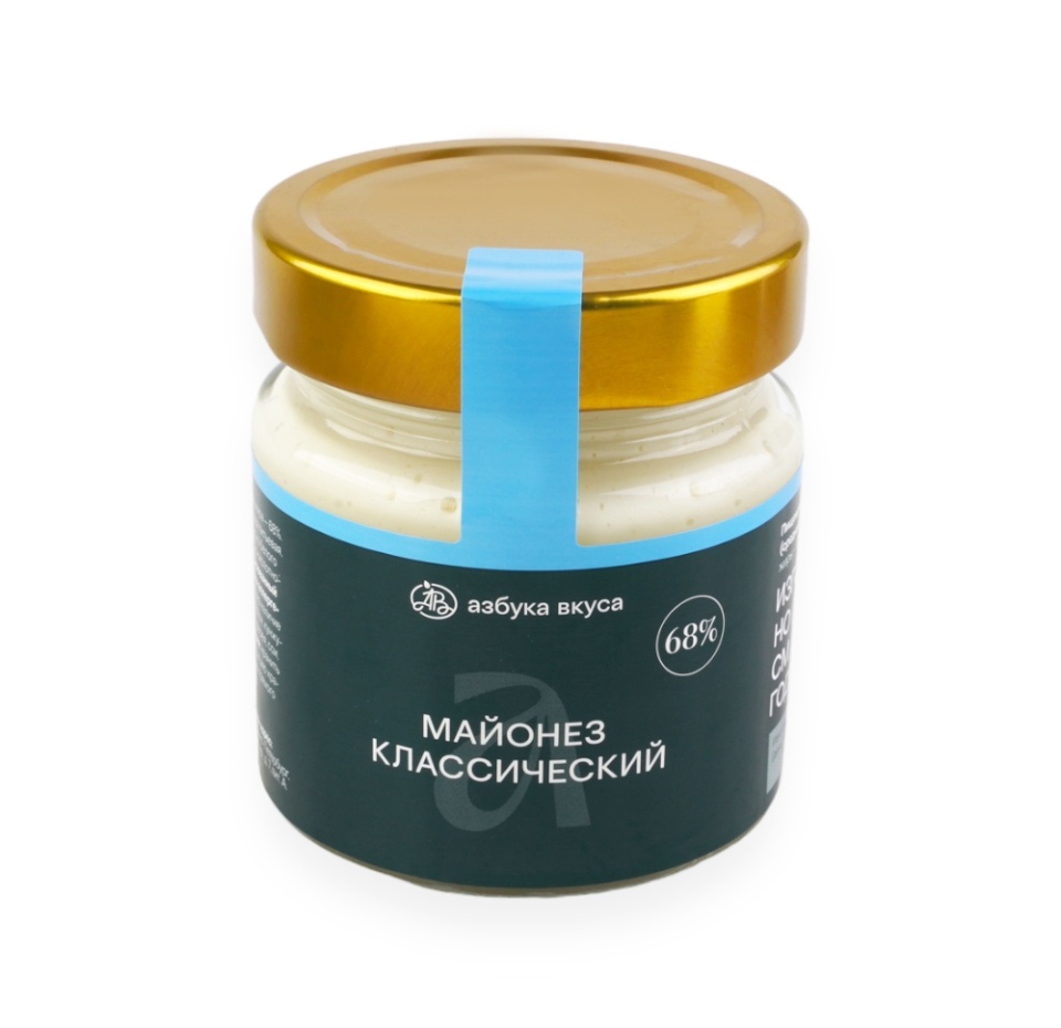 

Майонез классический Азбука вкуса 68% 180 г, Россия
