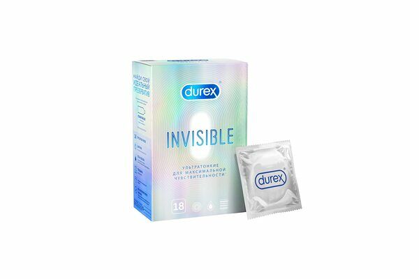 Презервативы Durex Invisible ультратонкие №18