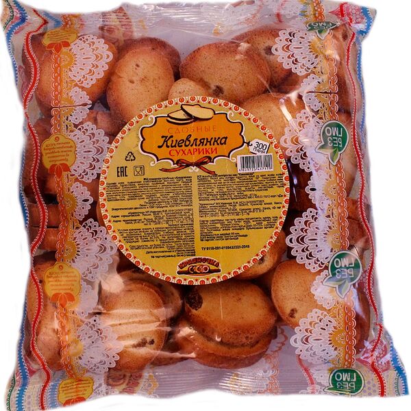 Сухарики сладкие Киевлянка сдобные