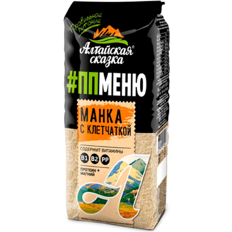 

Крупа манная Алтайская сказка с клетчаткой 550 г