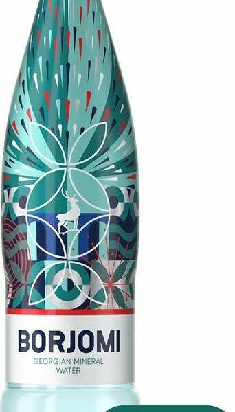 Вода Borjomi минеральная газированная 0.75л