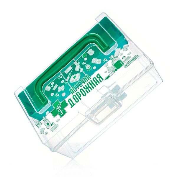 Аптечка Полимербыт Дорожная , с вкладышем 0,8л