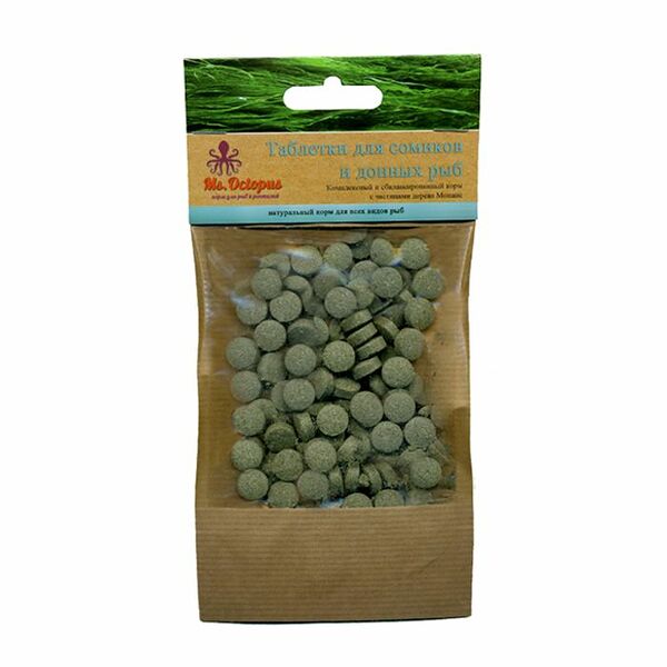 Кром для рыб MS.OCTOPUS Таблетки для сомиков и донных рыб