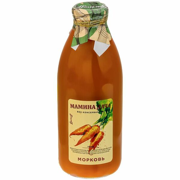 Нектар Мамина дача Морковь с мякотью 750 мл