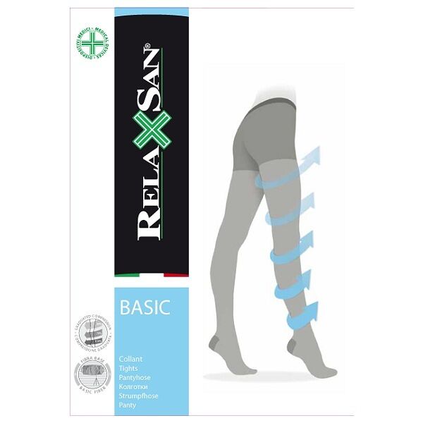 Relaxsan basic collant колготки компрессионные 70 den размер 2 телесный