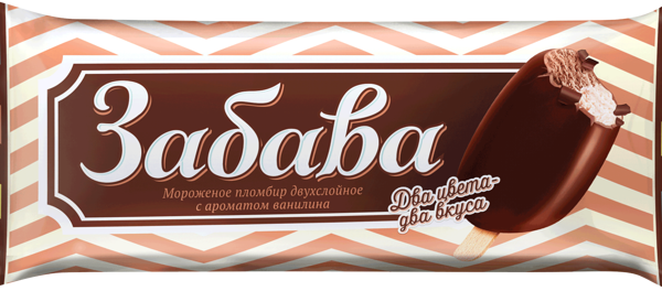 Мороженое пломбир двухсл. с ар ванилина в какаосод. глазури эскимо 70г ЗАБАВА