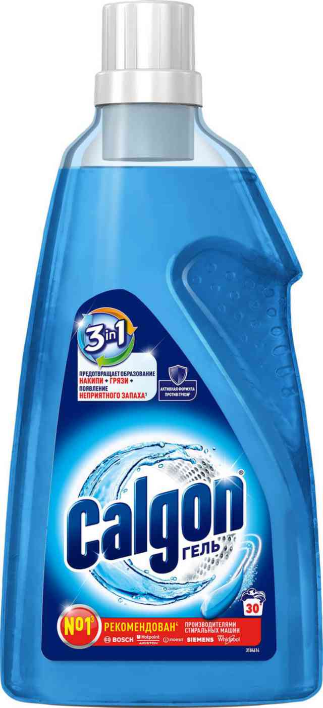 

Гель для смягчения воды и предотвращения образования известкового налёта 3в1 Calgon 1.5 л
